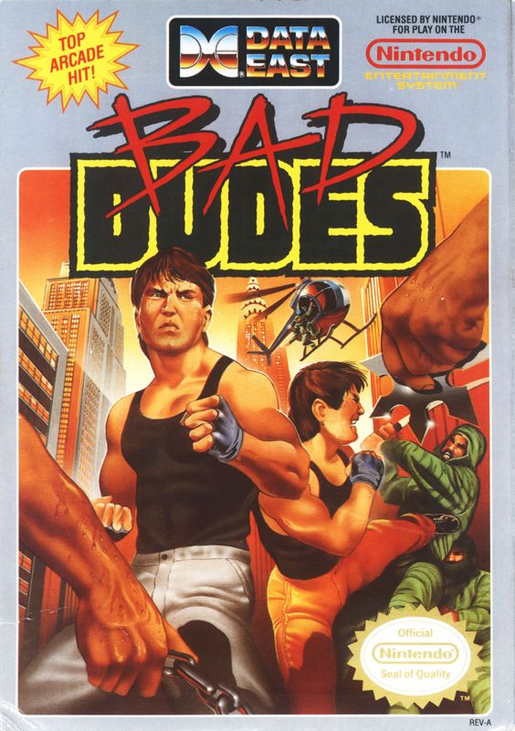 The coverart image of Bad Dudes / Dragon Ninja