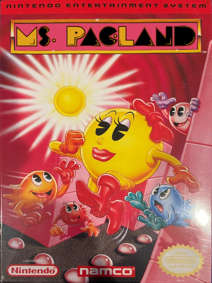 The coverart image of Ms. Pac-Land
