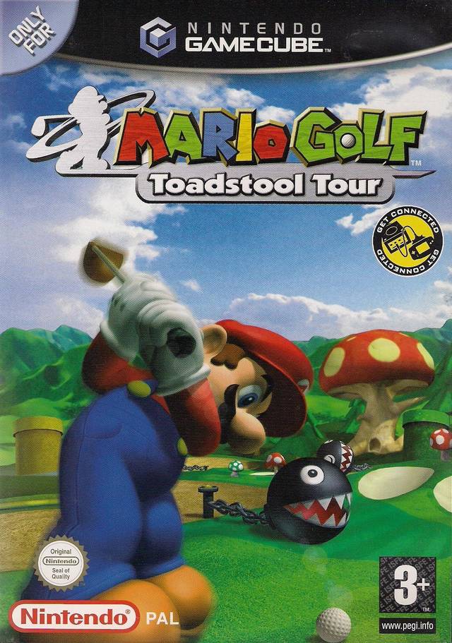 The coverart image of Mario Golf - Toadstool Tour
