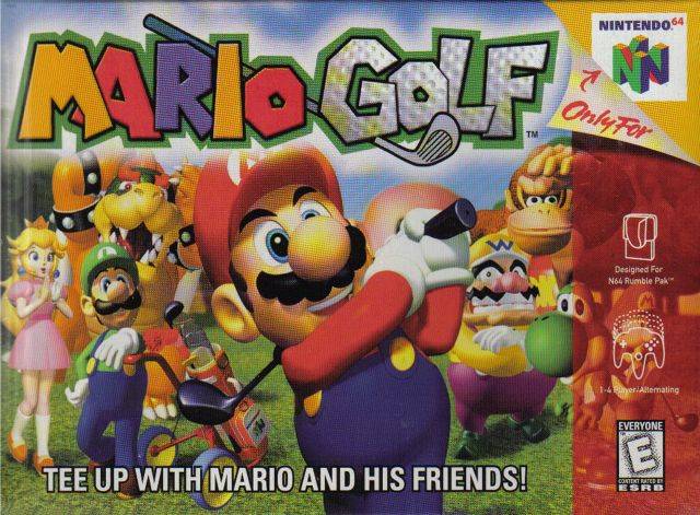 The coverart image of Mario Golf