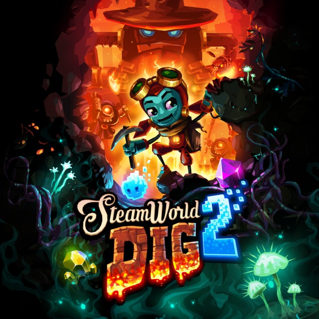 The coverart image of SteamWorld Dig 2