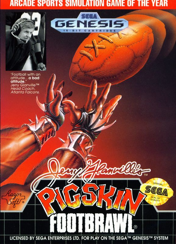 The coverart image of Jerry Glanville's Pigskin Footbrawl