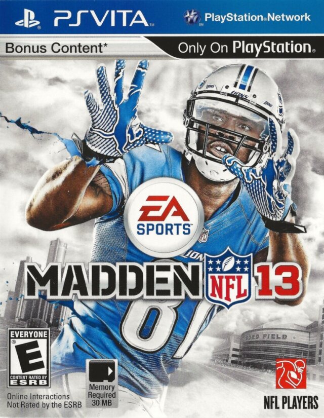The coverart image of Madden NFL 13