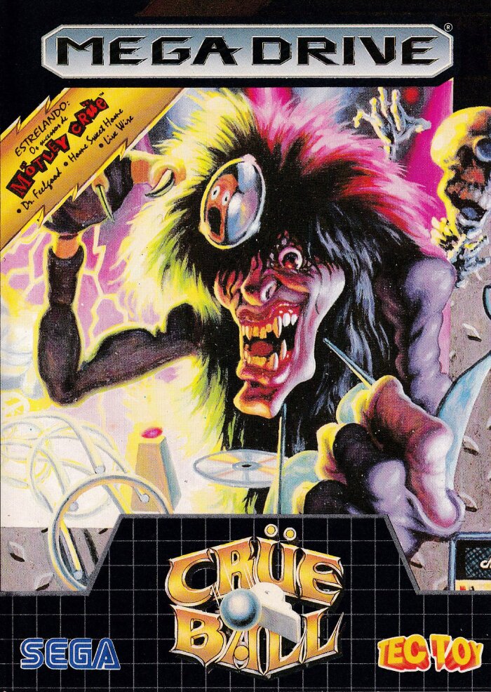 The coverart image of Crüe Ball: Heavy Metal Pinball