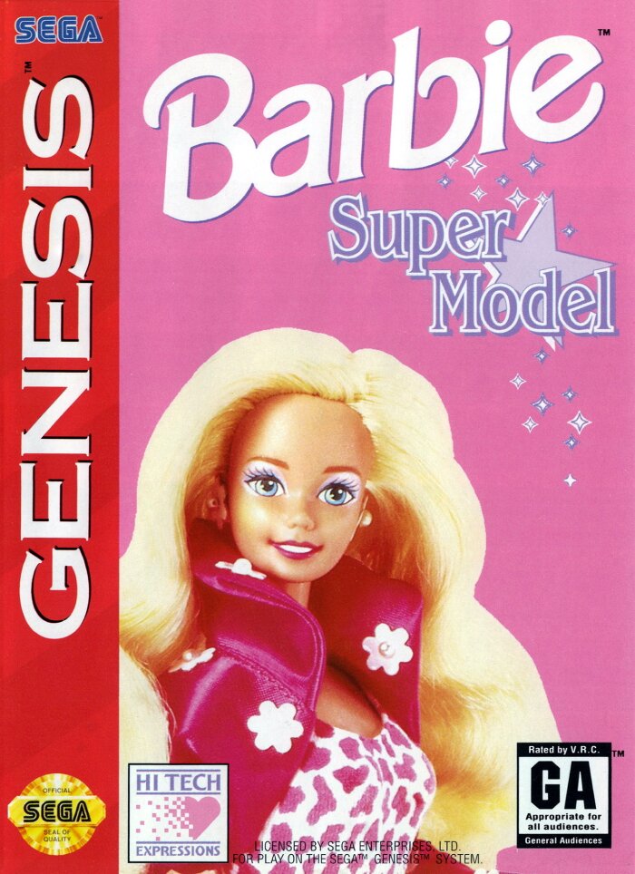The coverart image of Barbie Super Model