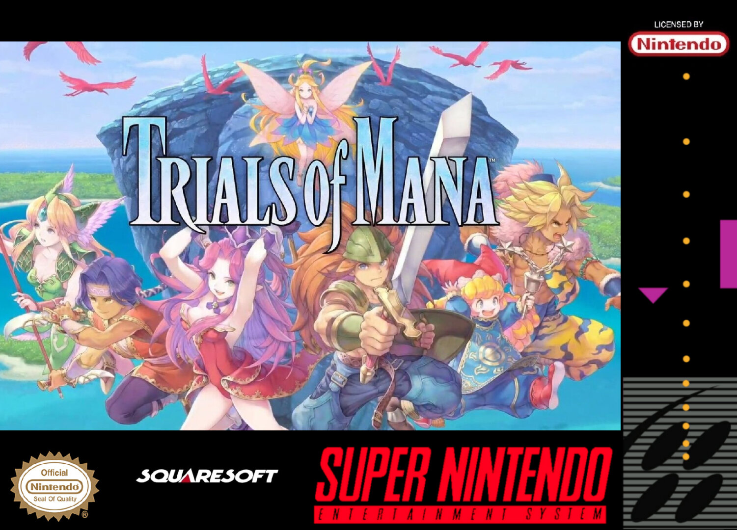 The coverart image of Trials of Mana (Complete Bugfix Compatibility)
