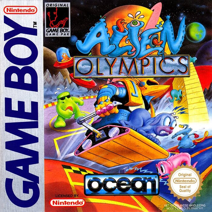 The coverart image of Alien Olympics 2044 AD