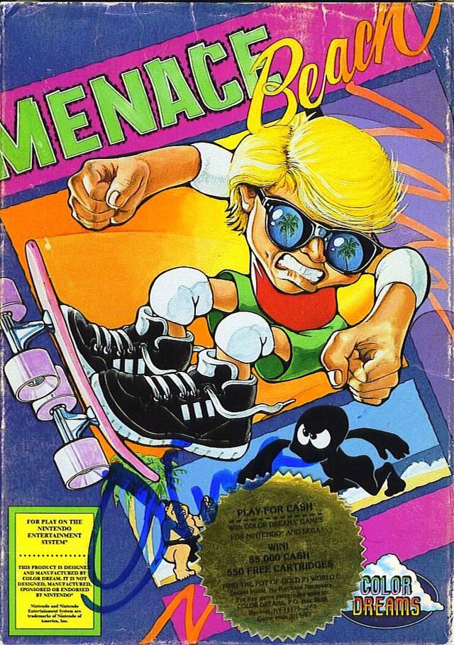 The coverart image of Menace Beach