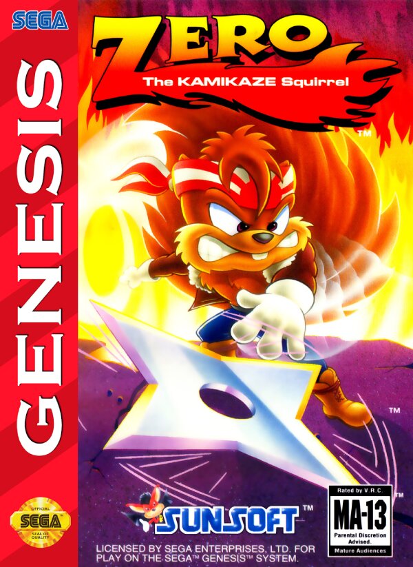 The coverart image of Zero: The Kamikaze Squirrel