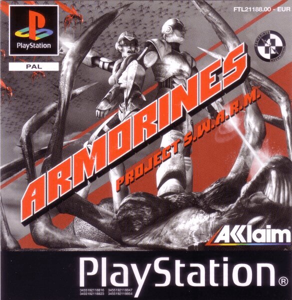 The coverart image of Armorines: Project S.W.A.R.M.