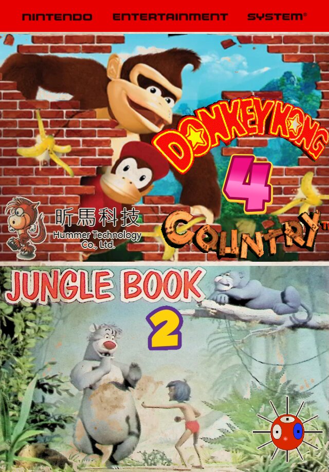 The coverart image of 2 in 1: Donkey Kong Country 4 + Jungle Book 2