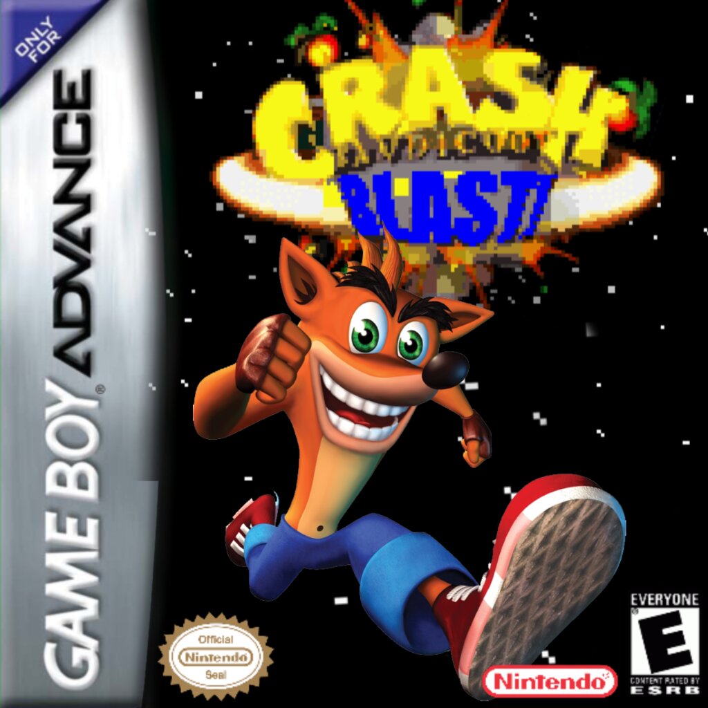 The coverart image of Crash Bandicoot Blast