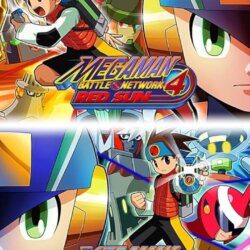 Coverart of Mega Man Battle Network 4: Red Sun and Blue Moon (Text Revision)