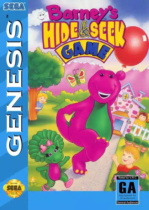 The coverart image of Barney's Hide & Seek Game 