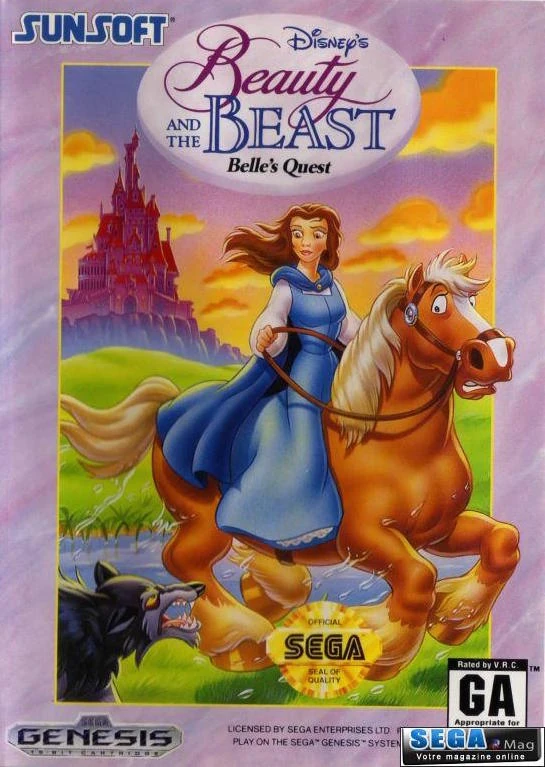 The coverart image of Beauty and the Beast: Belle's Quest 