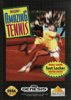 The coverart image of David Crane's Amazing Tennis