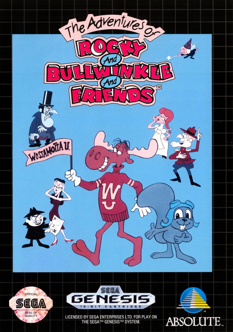 The coverart image of The Adventures of Rocky and Bullwinkle and Friends