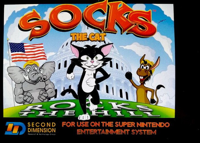 The coverart image of Socks the Cat Rocks the Hill (Prototype)