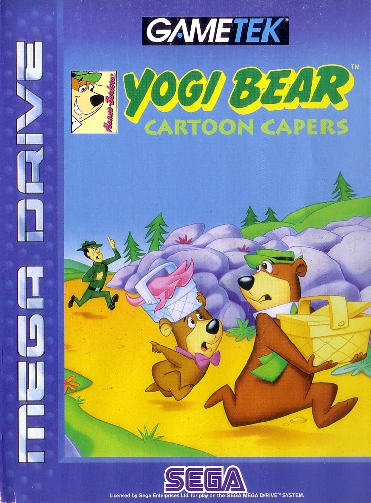 The coverart image of Yogi Bear Cartoon Capers