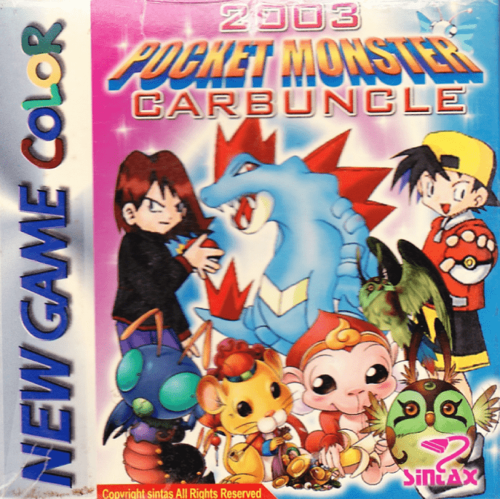 The coverart image of 2003 Pocket Monster Carbuncle