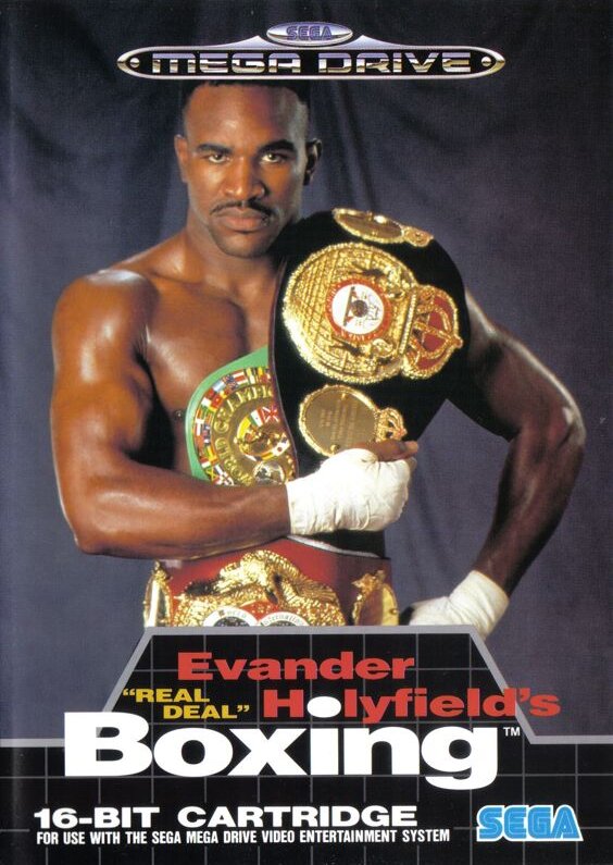 The coverart image of Evander Holyfield's "Real Deal" Boxing