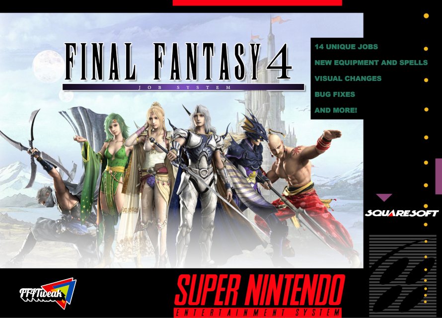 The coverart image of Final Fantasy 4 (Job System)