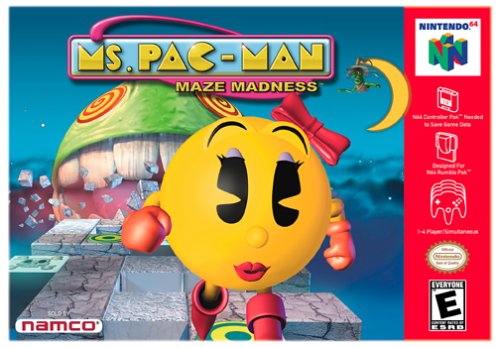 The coverart image of Ms. Pac-Man Maze Madness