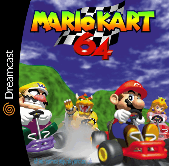 The coverart image of Mario Kart 64