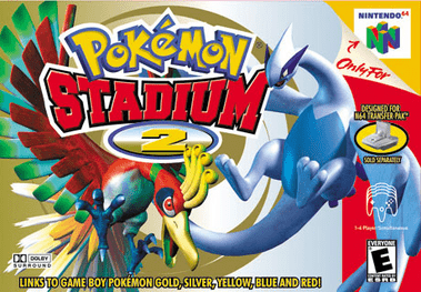 The coverart image of Pokemon Stadium 2 (International) / Pokemon Stadium Gold and Silver (Japan)