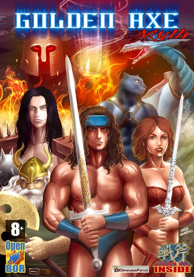 The coverart image of Golden Axe Myth