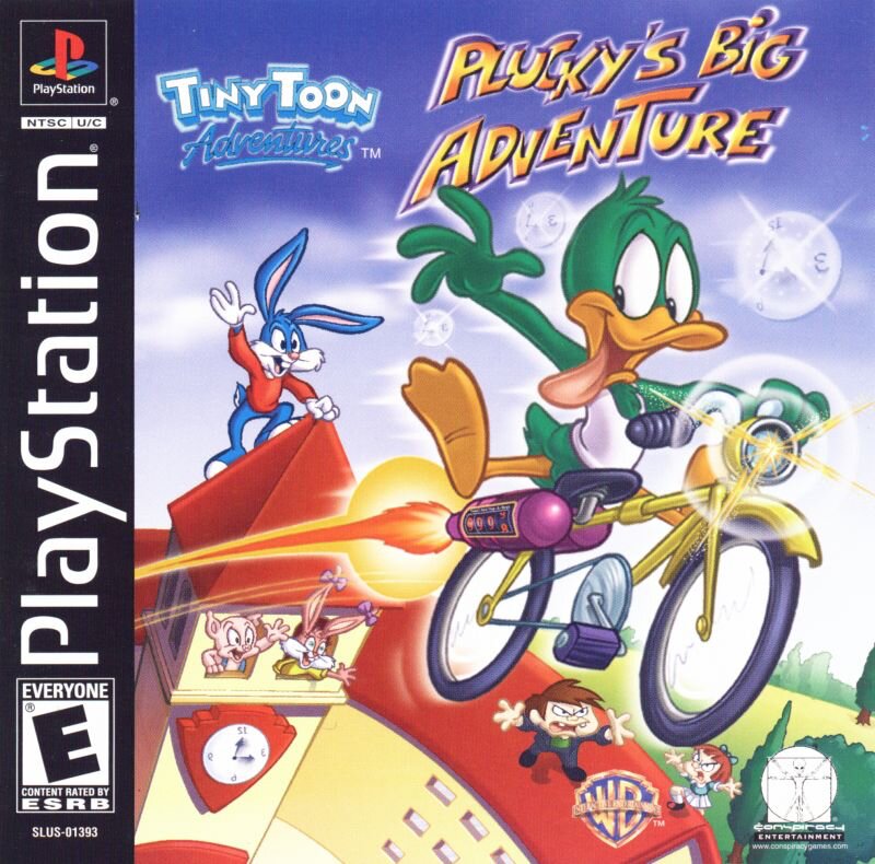 The coverart image of Tiny Toon Adventures: Plucky's Big Adventure