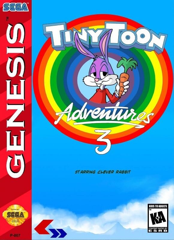The coverart image of Tiny Toon Adventures 3