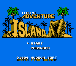 The coverart image of Tina's Adventure Island IV