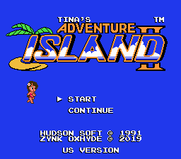 The coverart image of Tina's Adventure Island II
