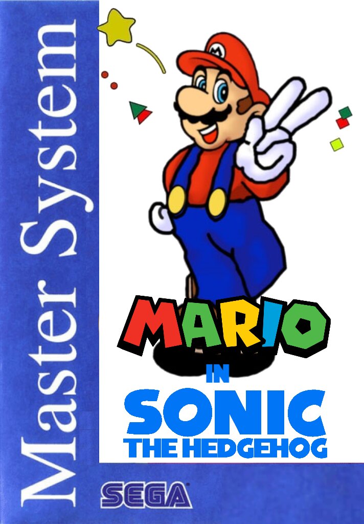 The coverart image of Mario in Sonic The Hedgehog