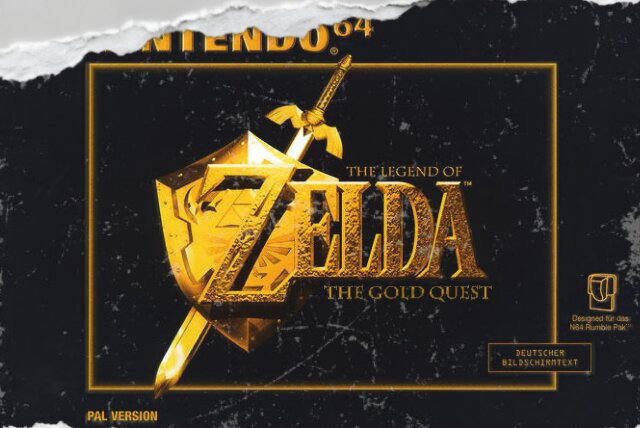 The coverart image of Ocarina of Time: Gold Quest