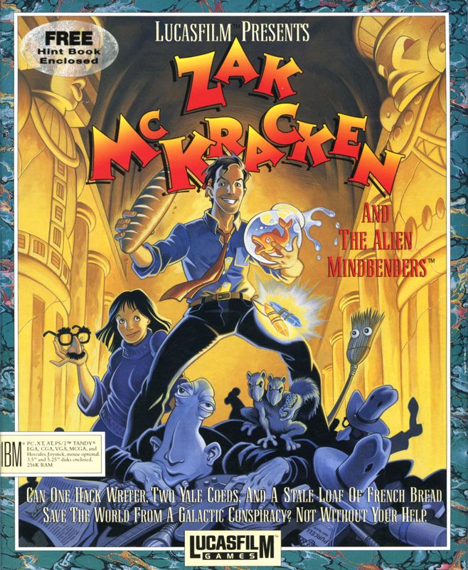 The coverart image of Zak McKracken and the Alien Mindbenders