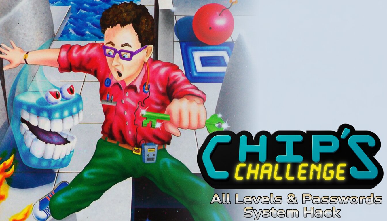 The coverart image of Chip's Challenge (All levels & Passwords)