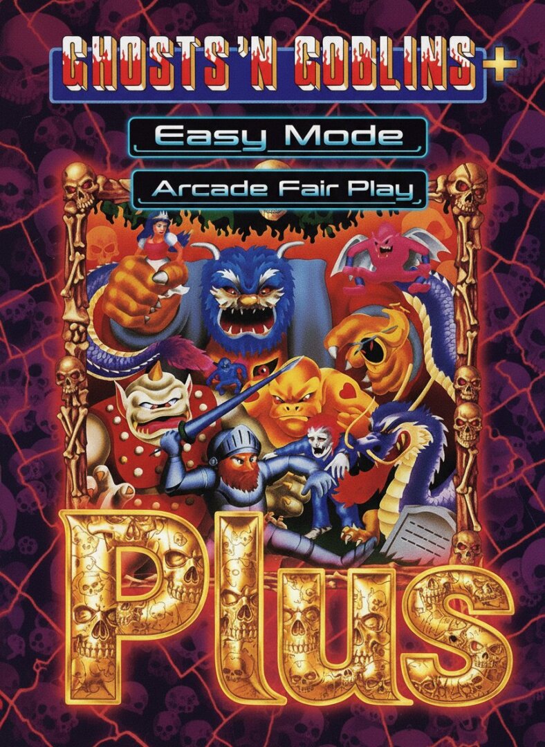 The coverart image of Ghosts 'n Goblins (ArcadeFair - Plus - Easy Mode - Translated)