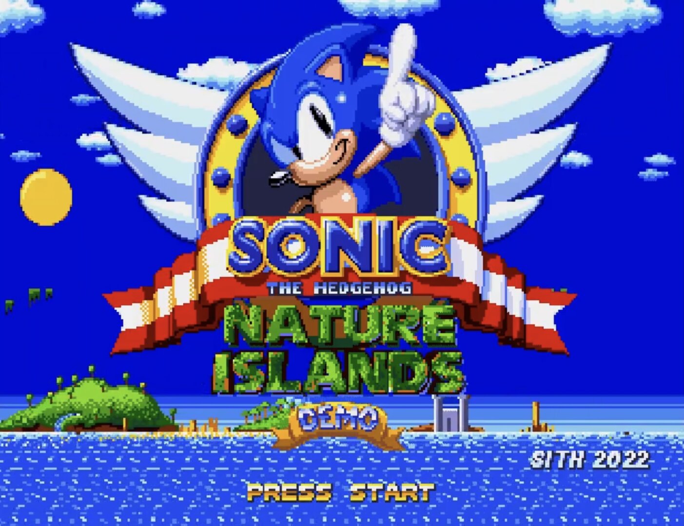 The coverart image of Sonic Nature Islands