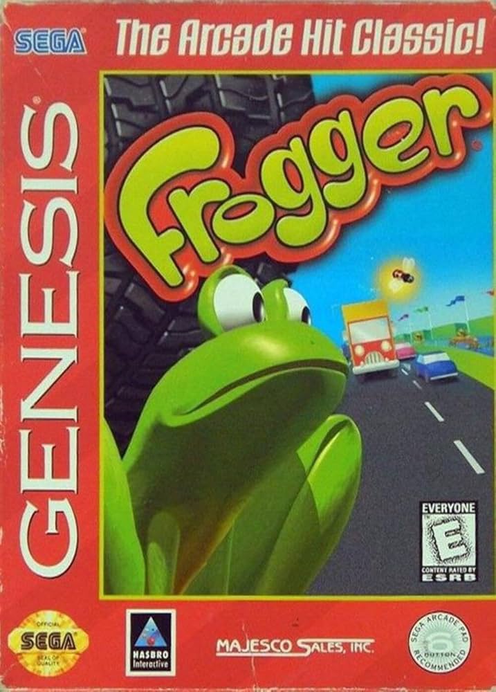 The coverart image of Frogger 