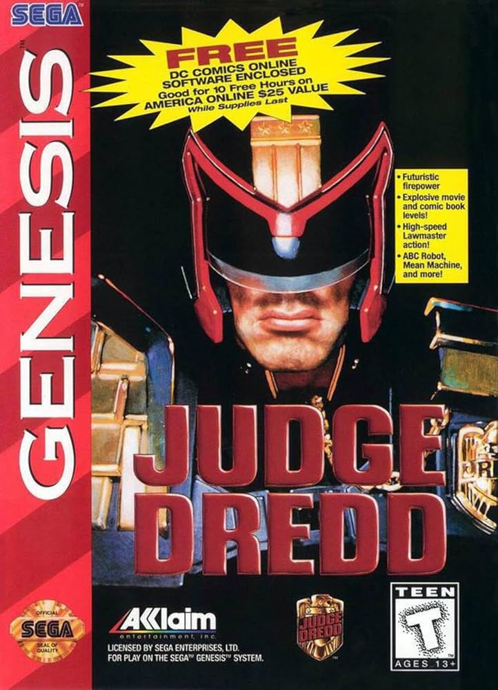 The coverart image of Judge Dredd 