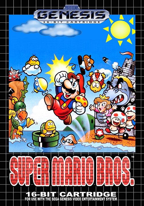 The coverart image of Super Mario Bros.