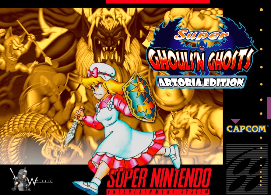 The coverart image of Super Ghouls n' Ghosts (Artoria Edition)