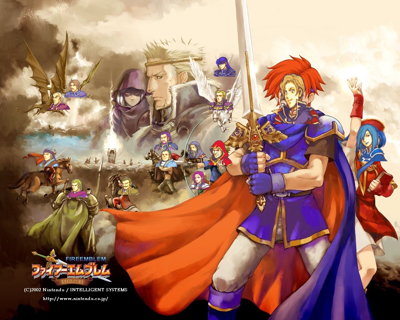 The coverart image of Fire Emblem 6 The Binding Blade (Boss Recruitment)