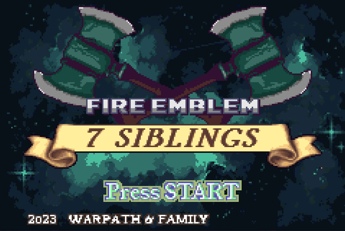 The coverart image of Fire Emblem: 7 Siblings