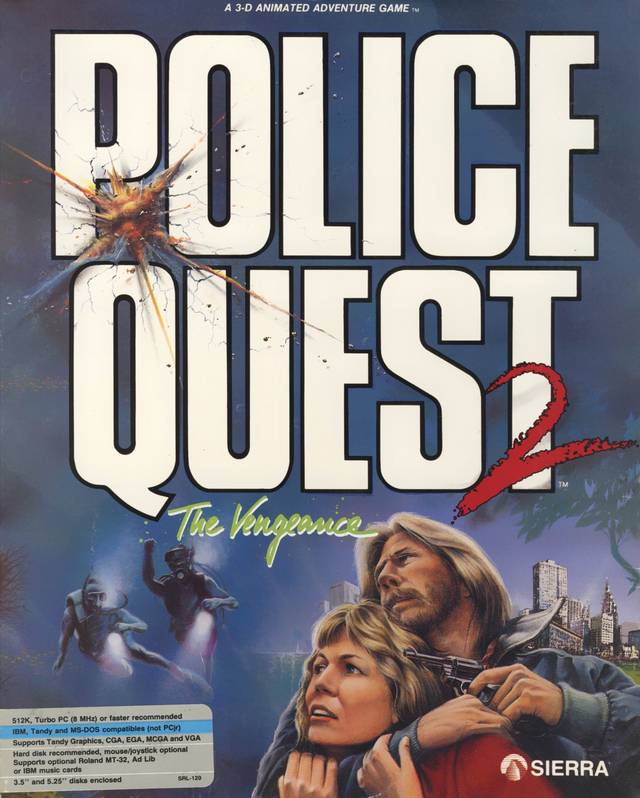 The coverart image of Police Quest 2: The Vengeance