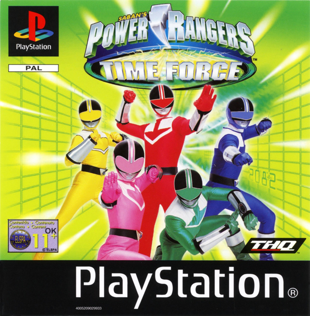 The coverart image of Power Rangers: Time Force
