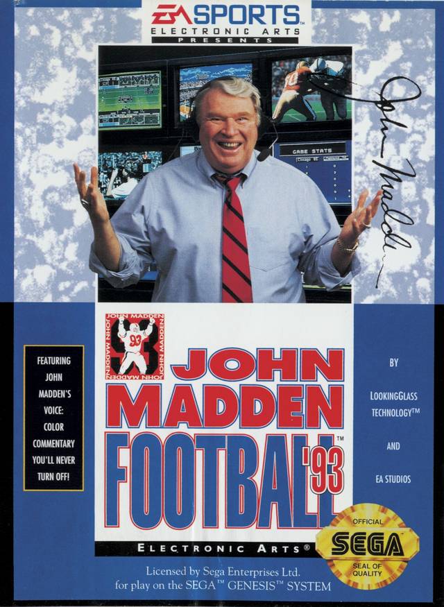 The coverart image of John Madden Football '93