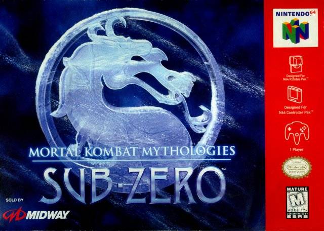 The coverart image of Mortal Kombat Mythologies - Sub-Zero